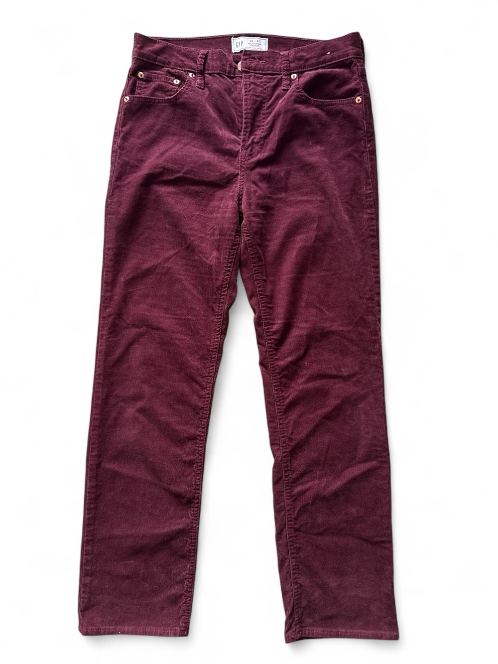 GAP Kids Corduroy High-Rise Jeans in Burgundy